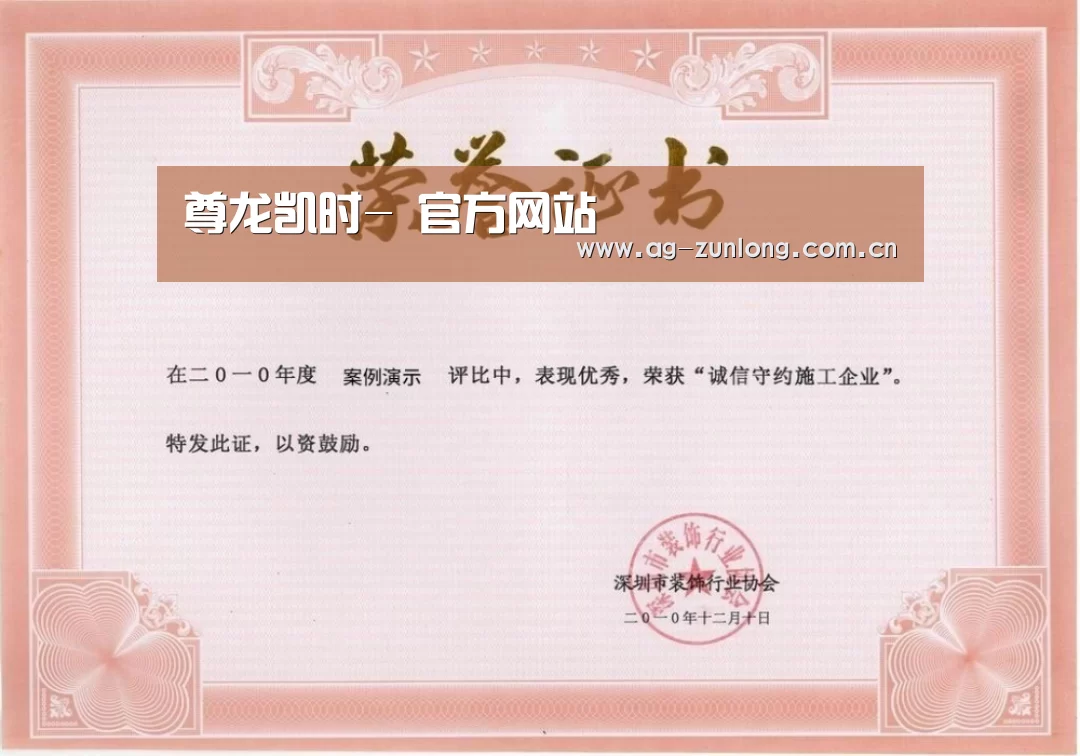 荣誉证书二(图1)